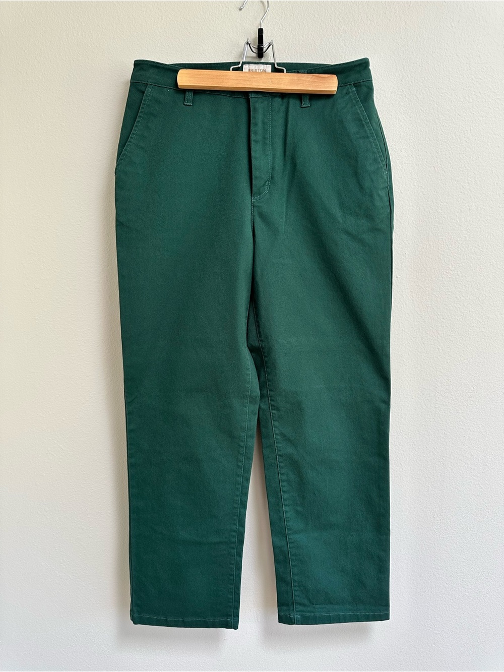 Brixton Green Cropped Chino Pants | Women’s 28 | New Without Tags
